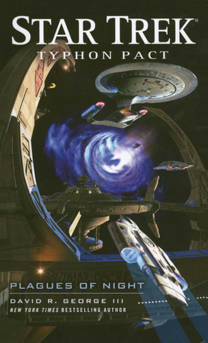 Typhon Pact: Plagues of Night (Star Trek) book cover by David R. George III