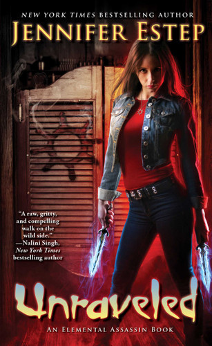 Unraveled (Elemental Assassin) book cover by Jennifer Estep