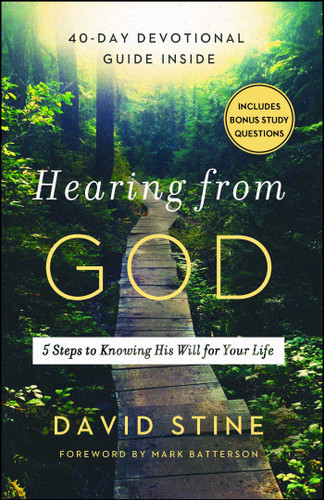 Hearing from God: 5 Steps to Knowing His Will for Your Life book cover by David Stine