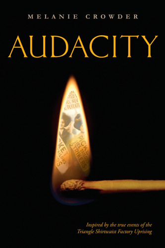 Audacity book cover by Melanie Crowder