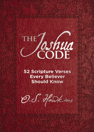 The Joshua Code: 52 Scripture Verses Every Believer Should Know (A 52-Week Devotional - Spend Each Week of the Year Memorizing and Meditating on One Bible Passage) (The Code Series) book cover by O. S. Hawkins