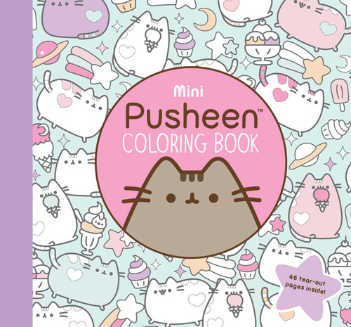 Mini Pusheen Coloring Book (A Pusheen Book) book cover by Claire Belton