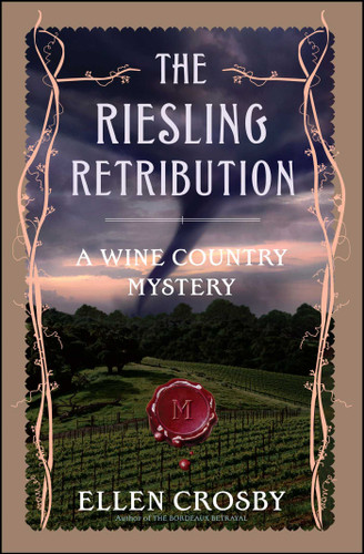 The Riesling Retribution: A Wine Country Mystery book cover by Ellen Crosby
