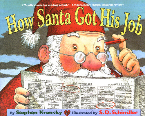 How Santa Got His Job book cover by Stephen Krensky