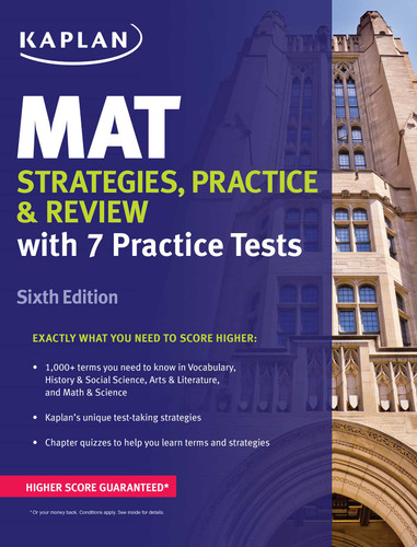 MAT Strategies, Practice & Review (Kaplan Test Prep) book cover by Kaplan Test Prep