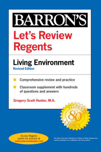 Let's Review Regents: Living Environment Revised Edition (Barron's New York Regents) book cover by Gregory Scott Hunter