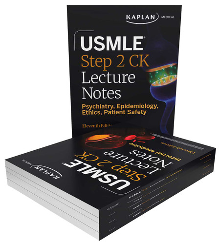 USMLE Step 2 CK Lecture Notes, Eleventh Edition: 5-Book Clinical Review (2026-2027) (Kaplan Test Prep) book cover by Kaplan Medical