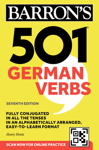 501 German Verbs, Seventh Edition (Barron's 501 Verbs) book cover by Henry Strutz