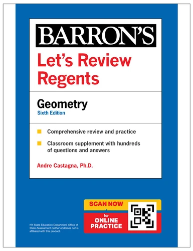 Let's Review Regents: Geometry, Sixth Edition (Barron's New York Regents) book cover by Andre, Ph.D. Castagna