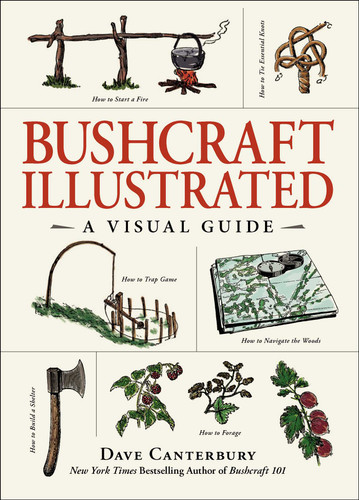 Bushcraft Illustrated: A Visual Guide (Bushcraft Survival Skills Series) book cover by Dave Canterbury