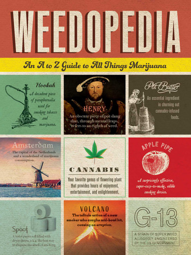 Weedopedia: An A to Z Guide to All Things Marijuana book cover by Adams Media