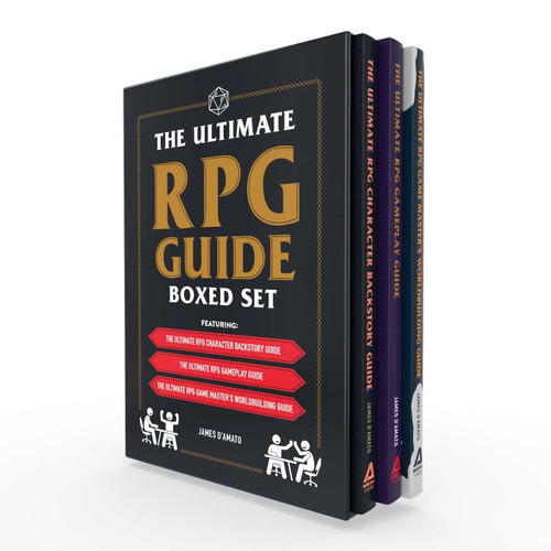 The Ultimate RPG Guide Boxed Set: Featuring The Ultimate RPG Character Backstory Guide, The Ultimate RPG Gameplay Guide, and The Ultimate RPG Game Master's Worldbuilding Guide (Ultimate Role Playing Game Series) book cover by James D’Amato