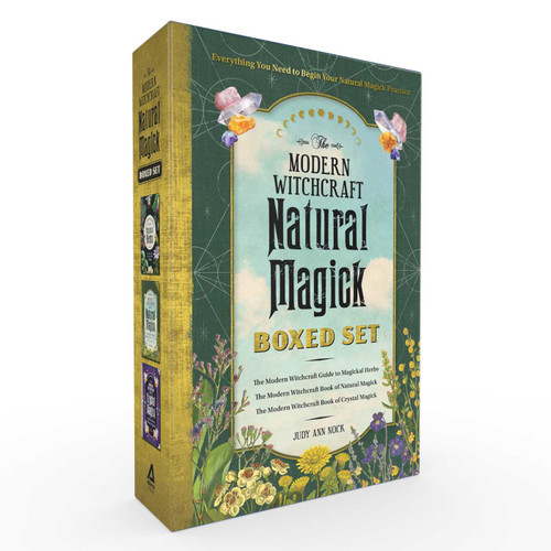 The Modern Witchcraft Natural Magick Boxed Set: The Modern Witchcraft Guide to Magickal Herbs, The Modern Witchcraft Book of Natural Magick, The Modern Witchcraft Book of Crystal Magick (Modern Witchcraft Magic, Spells, Rituals) book cover by Judy Ann Nock