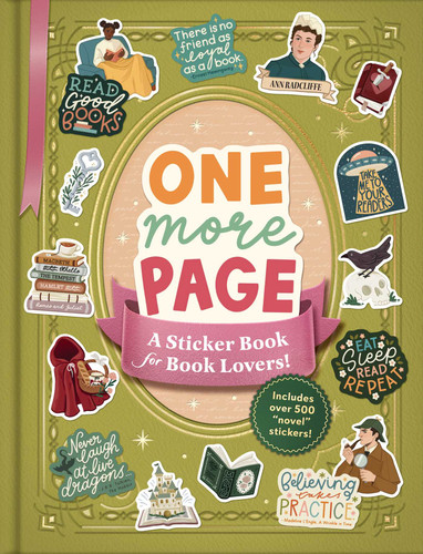 One More Page: A Sticker Book for Book Lovers! book cover by 