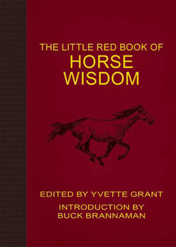 The Little Red Book of Horse Wisdom book cover by Yvette Grant