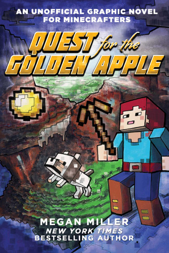 Quest for the Golden Apple: An Unofficial Graphic Novel for Minecrafters book cover by Megan Miller