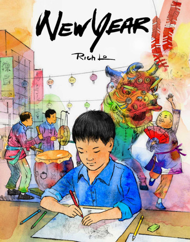 New Year book cover by Rich Lo