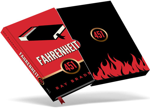 Fahrenheit 451 (Deluxe Slipcase Edition) book cover by Ray Bradbury