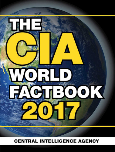 The CIA World Factbook 2017 book cover by Central Intelligence Agency