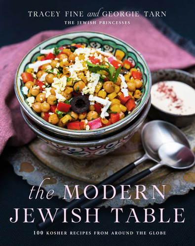 The Modern Jewish Table: 100 Kosher Recipes from around the Globe book cover by Tracey Fine, Georgie Tarn