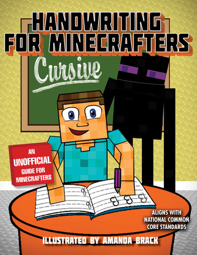 Handwriting for Minecrafters: Cursive book cover by Sky Pony Press