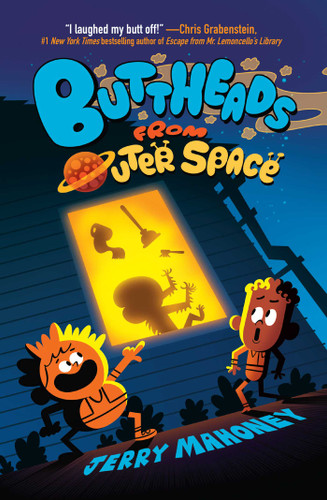 Buttheads from Outer Space book cover by Jerry Mahoney