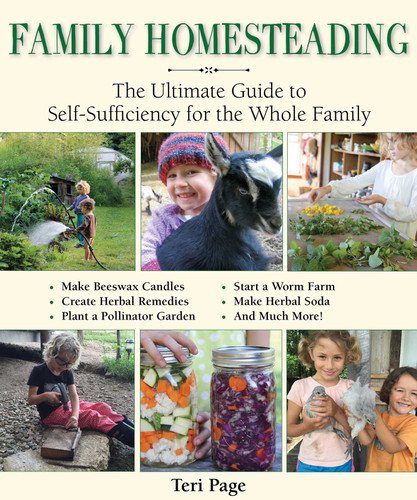 Family Homesteading: The Ultimate Guide to Self-Sufficiency for the Whole Family book cover by Teri Page