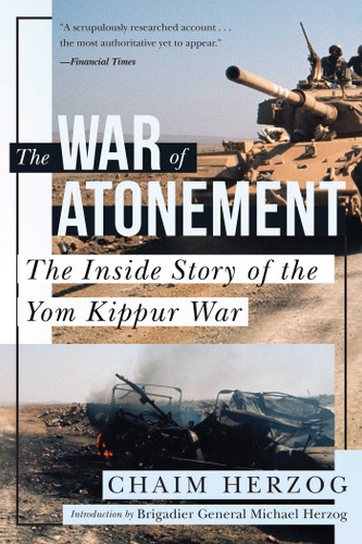 The War of Atonement: The Inside Story of the Yom Kippur War book cover by Chaim Herzog