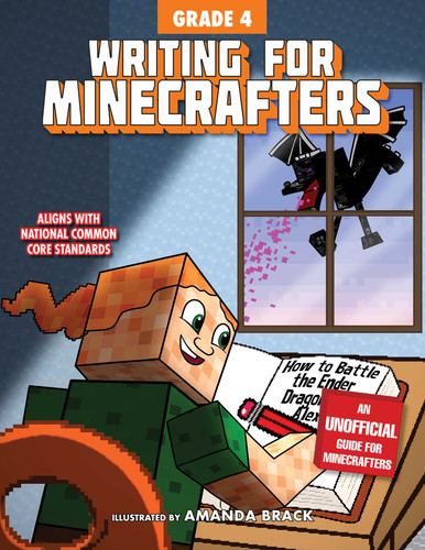 Writing for Minecrafters: Grade 4 (Writing for Minecrafters) book cover by Sky Pony Press