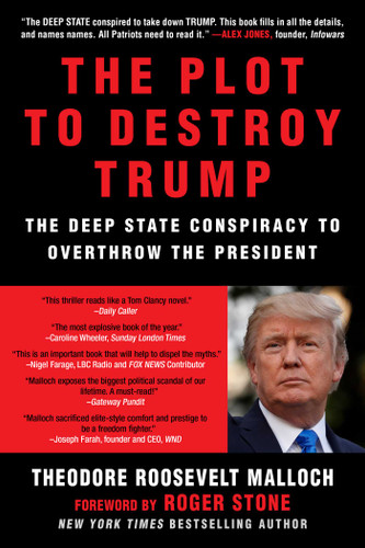 The Plot to Destroy Trump: The Deep State Conspiracy to Overthrow the President book cover by Theodore Roosevelt Malloch