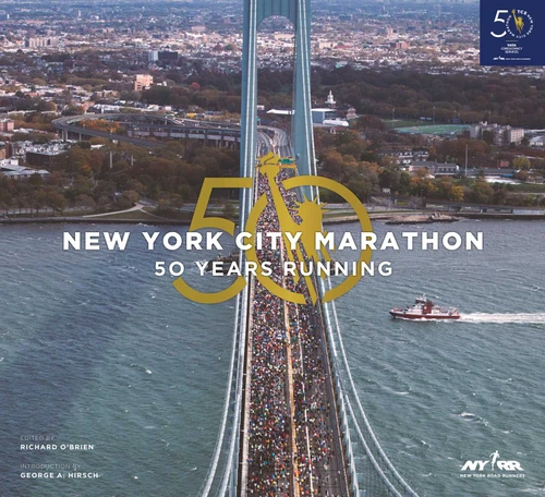 The New York City Marathon: Fifty Years Running book cover by 