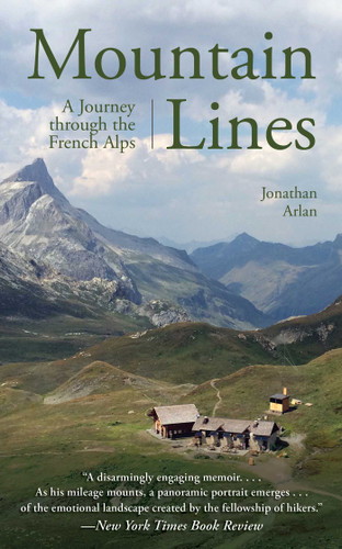 Mountain Lines: A Journey through the French Alps book cover by Jonathan Arlan