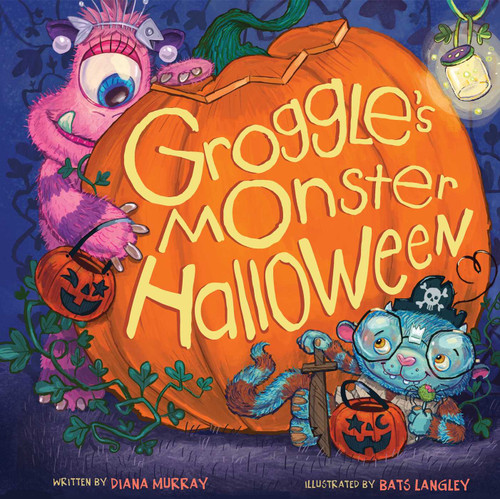Groggle's Monster Halloween book cover by Diana Murray