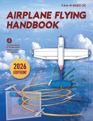Airplane Flying Handbook: FAA-H-8083-3C (2026) book cover by Federal Aviation Administration