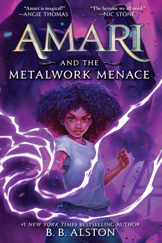 Amari and the Metalwork Menace (Supernatural Investigations #4) book cover by B. B. Alston