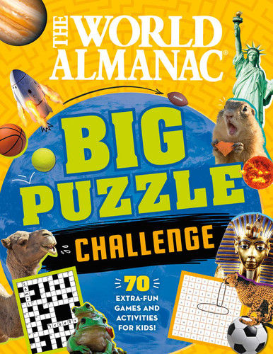 The World Almanac Big Puzzle Challenge book cover by World Almanac Kids™