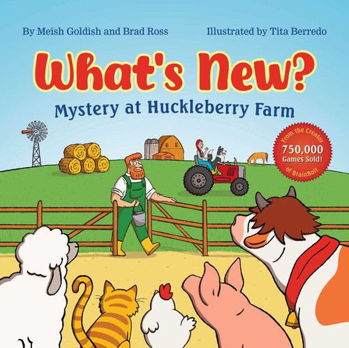 What's New? Mystery at Huckleberry Farm (What's New?) book cover by Meish Goldish, Brad Ross