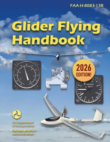 Glider Flying Handbook (2026): FAA-H-8083-13B book cover by Federal Aviation Administration