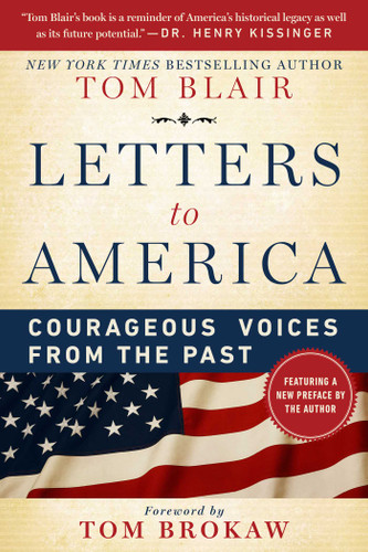 Letters to America: Courageous Voices from the Past book cover by Tom Blair