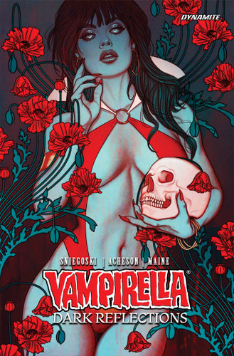 Vampirella: Dark Reflections book cover by Tom Sniegoski, Jeannine Acheson
