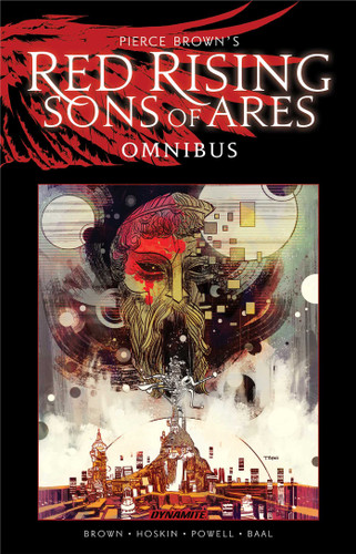 Pierce Brown's Red Rising: Sons of Ares Omnibus book cover by Pierce Brown, Rik Hoskin