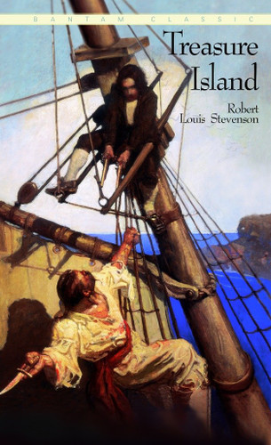 Treasure Island book cover by Robert Louis Stevenson