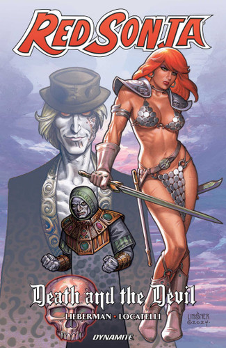 Red Sonja: Death And The Devil book cover by Luke Lieberman