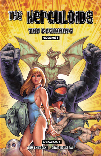 The Herculoids Vol. 1: The Beginning book cover by Tom Sniegoski