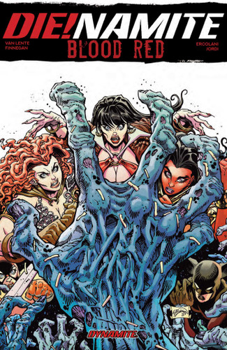 Die!namite Blood Red TPB book cover by Fred Van Lente