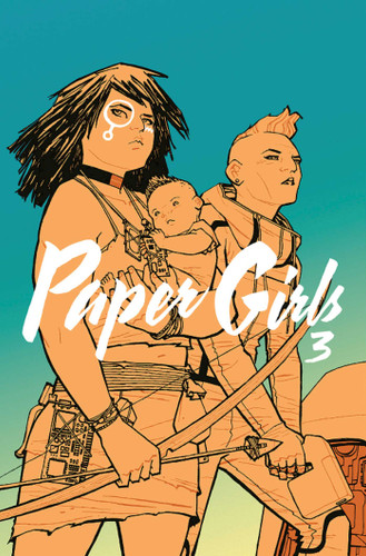 Paper Girls Volume 3 book cover by Brian K. Vaughan