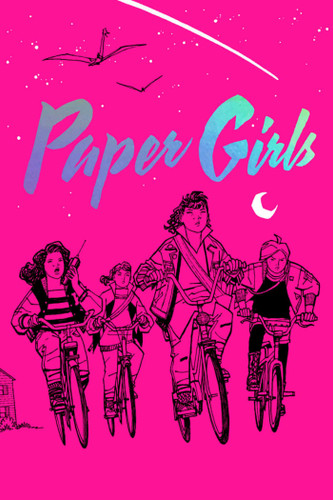 Paper Girls Deluxe Edition Volume 1 book cover by Brian K Vaughan