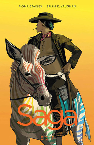 Saga Volume 8 (Saga) book cover by Brian K Vaughan