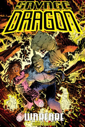 Savage Dragon: Warfare (Savage Dragon) book cover by Erik Larsen