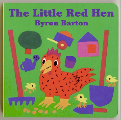 The Little Red Hen book cover by Byron Barton